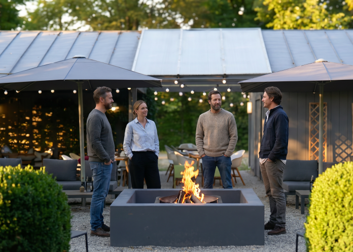 Meetings in the garden