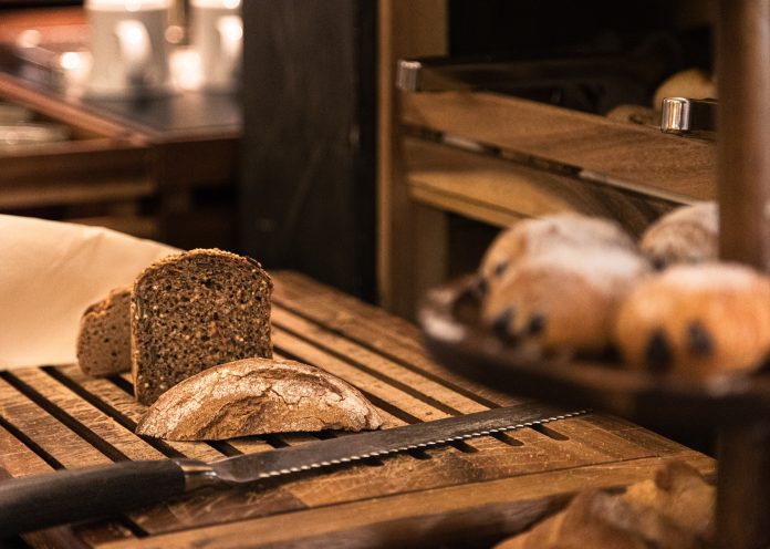 Bread selection at the breakfast buffet