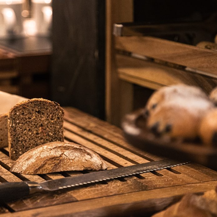 Bread selection at the breakfast buffet