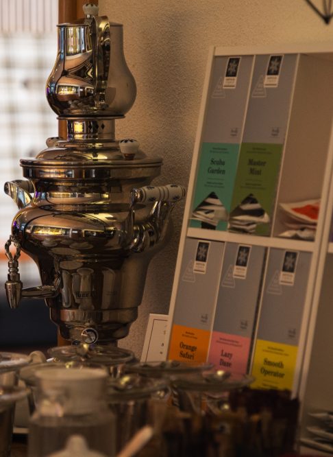 Tea selection at Hotel St. Raphael